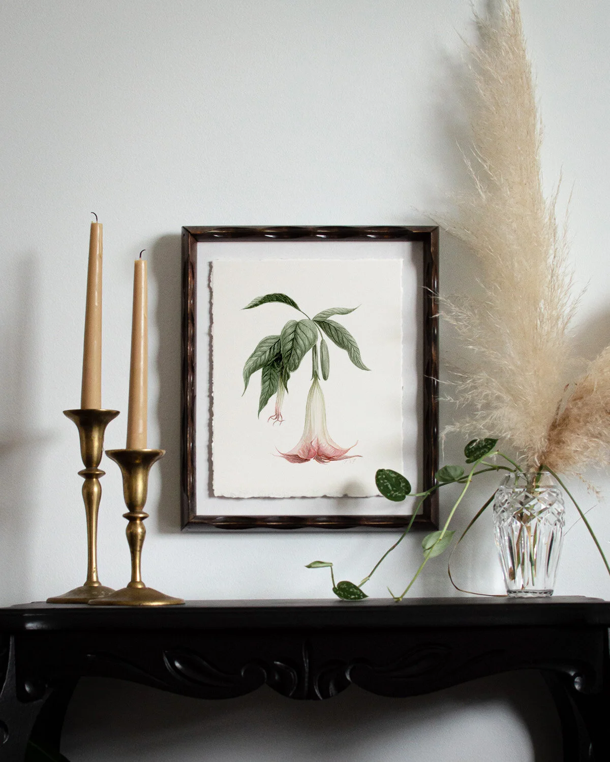 Angel's Trumpet Watercolor Painting — Kara Valentino Ffield